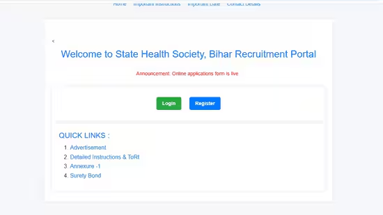 Bihar CHO Recruitment